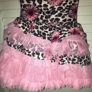 Children size 6 toile floral dress